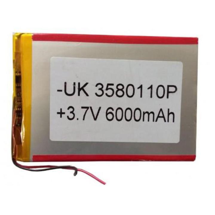 3.7V 6000mAh Rechargeable Lithium Battery for tab and power bank