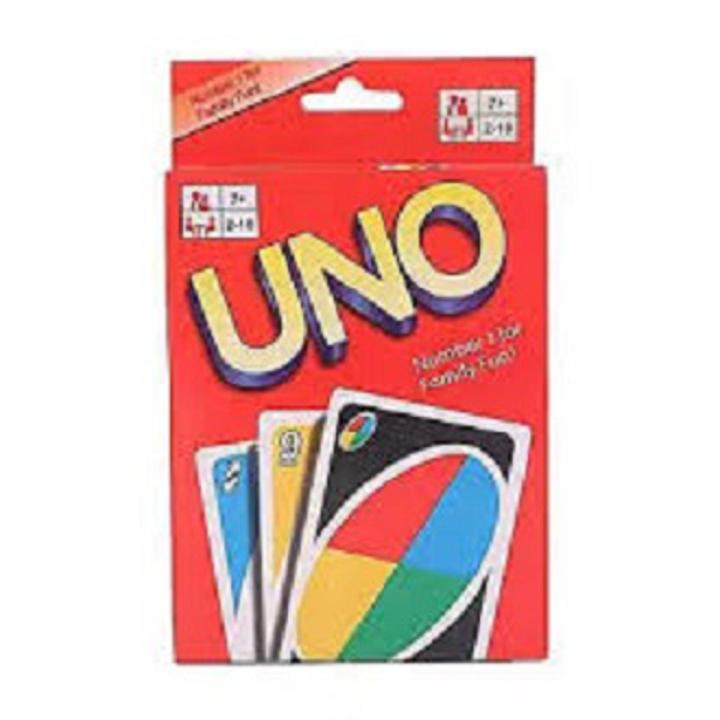 Paper Uno Card Game - Multi Color