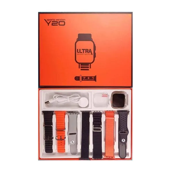 Smart%20Watch%20Y20%20Ultra%2049mm%20Real%20Screw%20and%20Strap%20Lock%20with%20Watch%20Case%20and%207%20different%20belt%20and%20wireless%20charger%20-%20Image%204