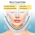 HEGRUS Face Lifting Device V Shape Massager EMS Face Slimming Massager Micro Current Face Shaper Face Fat Burner Slimming Cheek Belt Anti-Wrinkle Bandage Anti Aging Beauty Tools. 