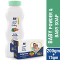 Parachute Just for Baby - Baby Powder 200g  & Baby Soap 75g. 