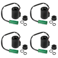 4X 24V Solenoid Valve Coil for Excavator EC140 EC160 EC210 EC240 EC290 EC330 EC360 EC460 EC210B 14527267.