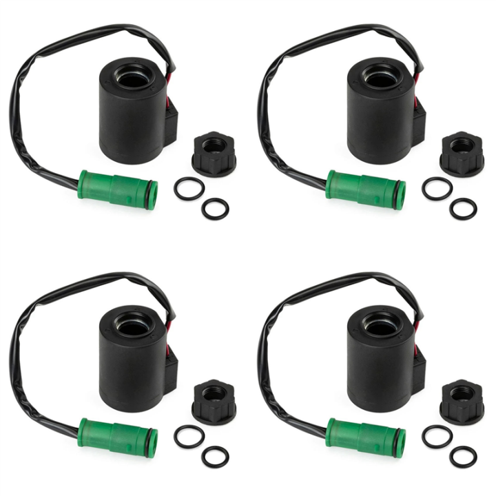 4X 24V Solenoid Valve Coil for Excavator EC140 EC160 EC210 EC240 EC290 EC330 EC360 EC460 EC210B 14527267