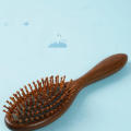 Wood handle Wooden comb Anti-frizz Air bag design Golden silk Hair brush Green sandalwood Curved teeth Air cushion comb for.