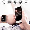 Colme P8 Pro Smart Watch Stainless Steel Strap. 