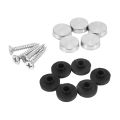 16 Pcs 14mm Dia Stainless Steel Decorative Mirror Screw Cap Nails.