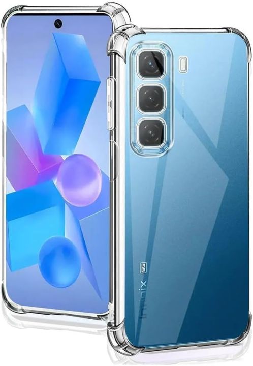 Infinix Hot 50 5G Premium Silicone Case Crystal Clear Soft TPU Ultra-Thin Transparent Flexible Protective Mobile Phone Back Cover