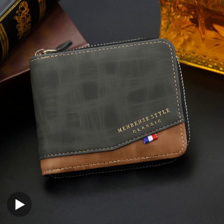 Men Wallet Male Purse Short Slim For Small Wolet Parse Perse Money Bag Business Card Holder Bank Cardholder Parse Caibu Fashion