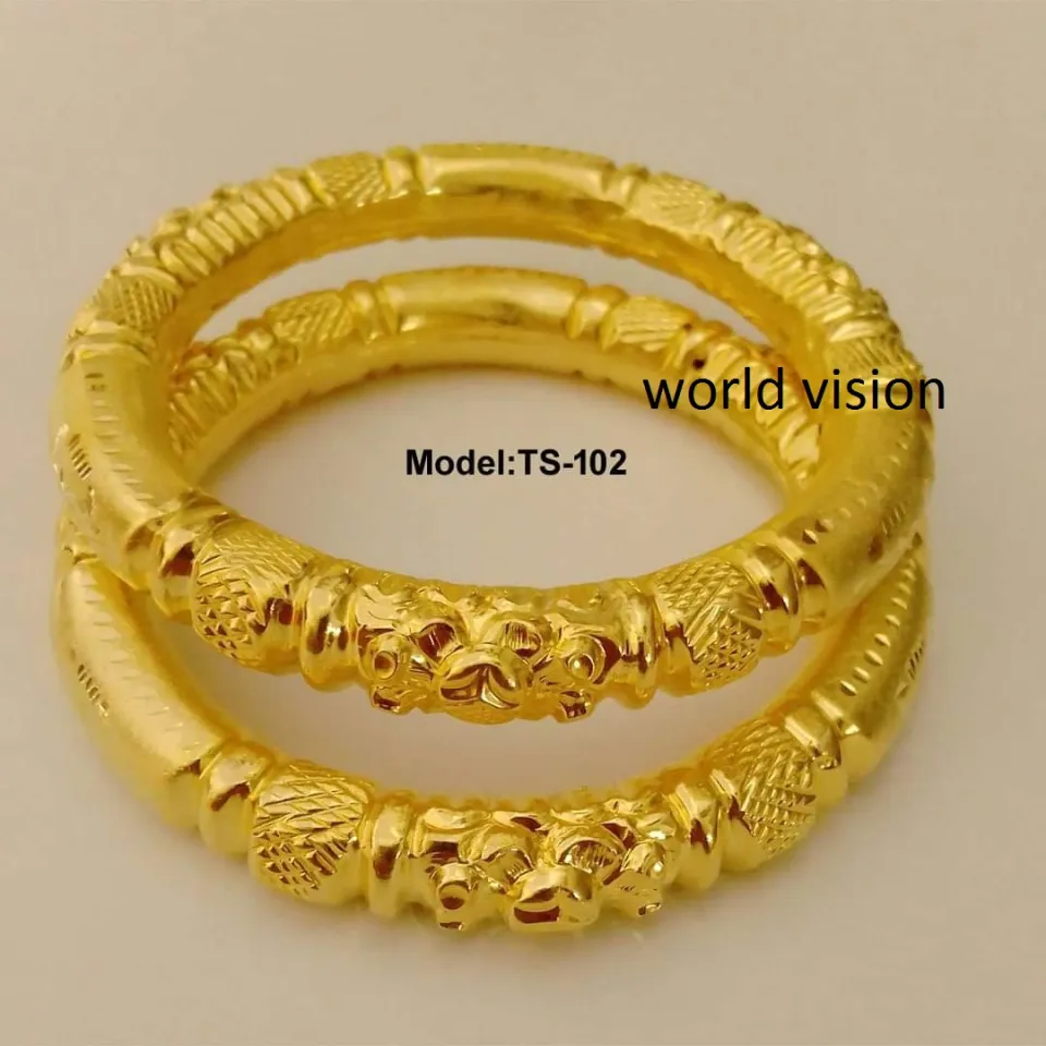 Beautiful Traditional Gold Bala Design Indian Gold Plated Bangles