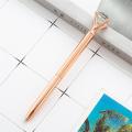 Cute gem ballpoint pen crystal glass diamond metal ballpoint beautiful gift pen. 