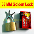 Golden Padlock tala heavy security 63 mm curve keys. 