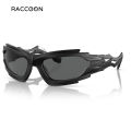 Geometric Frame Cyber Y2K Sunglasses Men Sporty Wrap Around Intricate Cutouts Sun Glasses Women Fashion Luxury Brand Punk Shades. 