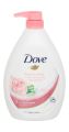 International Malaysia product Dove Rose Soothing shower gel body wash used for male/ female - 1000 ml. 