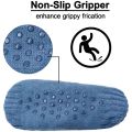 Women Knitted Slipper Socks Cozy Fuzzy Socks Non Slip Socks Winter Indoor Double Layer Bedroom Slipper Socks EU35-48 US 5-11.5 kunminghaoming. 