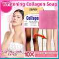 DEVNEN Natural Collagen Facial Soap Double Whitening.