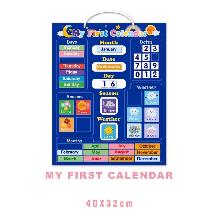 Kids%20netic%20First%20Calendar%20Time%20Month%20Date%20Day%20Season%20Weather%20Learning%20Chart%20Board%20Early%20Educational%20Toy%20for%20Boys%20Girl%20-%20Image%206