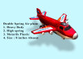 High Speed Airplane Red color Toy For Kids.