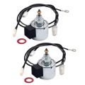 2X Carburetor Fuel Cut Off Solenoid Replacement for Briggs & Stratton 694393 with Walbro Carb Carburetor. 