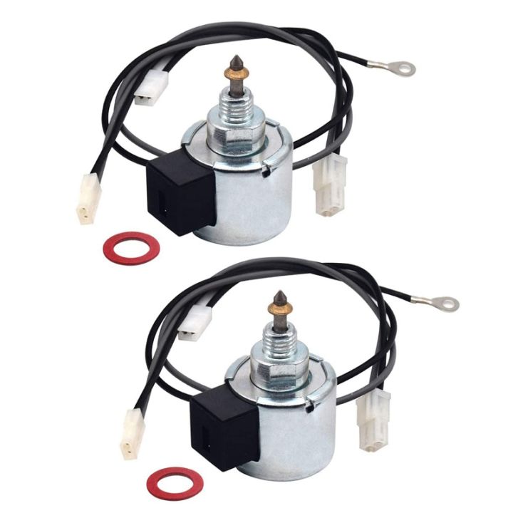 2X%20Carburetor%20Fuel%20Cut%20Off%20Solenoid%20Replacement%20for%20Briggs%20&%20Stratton%20694393%20with%20Walbro%20Carb%20Carburetor%20-%20Image%202