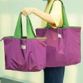 Reusable Shopping Bags for Women Grocery Tote Bag Foldable Oxford Cloth Drawstring Shoulder Bag Grocery Bag Shopping Storage Bag. 