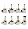 12PCS Universal Heat Nozzle 3-20mm Hot Air Heat Resisting Nozzles Tips Tool for 850 Series Hot Air Soldering Station. 