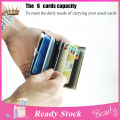 Stainless Steel Business ID Credit Card Holder RFID Blocking Protector Case Box. 