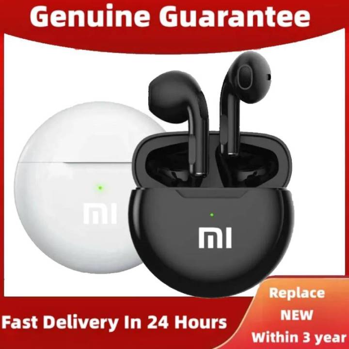 Genuine Xiaomi Air Pro 6 TWS Wireless Bluetooth Earphones Mini Pods Earbuds Earpod Headset For Android IOS With Mic
