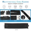 Cable Management Kit 126Pcs,Self Adhesive Desk Cord Holder Cable Tie. 