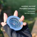 Lansagtic Compass Navigation Compass Multifunctional Metal Measure Distance Calculator for Hiking Camping Backing.