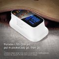 USLION 8 Port USB Charger HUB Quick Charge 3.0 LED Display Multi USB Charging Station Phone Desktop Wall Home EU Plug.