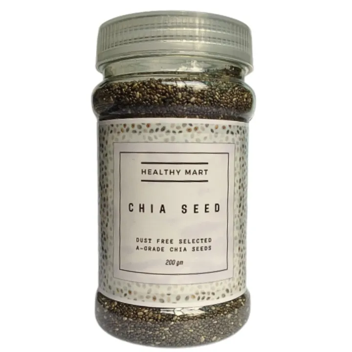 Healthy Mart Chia Seeds- 200 gm- Imported Premium Quality- Dust Free