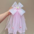 Children's veil girl super fairy birthday crown hair ornament baby princess dress tiara little girl photo shoot hairpin hairpin.
