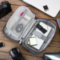 Portable Travel Organizer Storage Bags for Data Cable, Mobile, Powerbank,  USB Gadgets, Wires Charger Power Battery Zipper. 