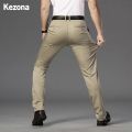2022 Men's Spring Autumn Fashion Business Casual Long Pants Suit Pants Male Elastic Straight Formal Trousers Plus Big Size 29-42.