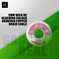 2mm Wick Desoldering Solder Remover Copper Braid Cable Wire 0.75m Length.