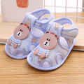 【Good-Love Store】(New) flower bow baby girls flat shoes cartoon soft flat newborn baby New Walk shoes. 