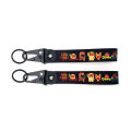Newest JDM Style Car Keychain Nylon Slogan Key Tag Gift Lanyard Keyring Auto Key Steel Spring Clip Key Strap Japanese Anime Girl. 