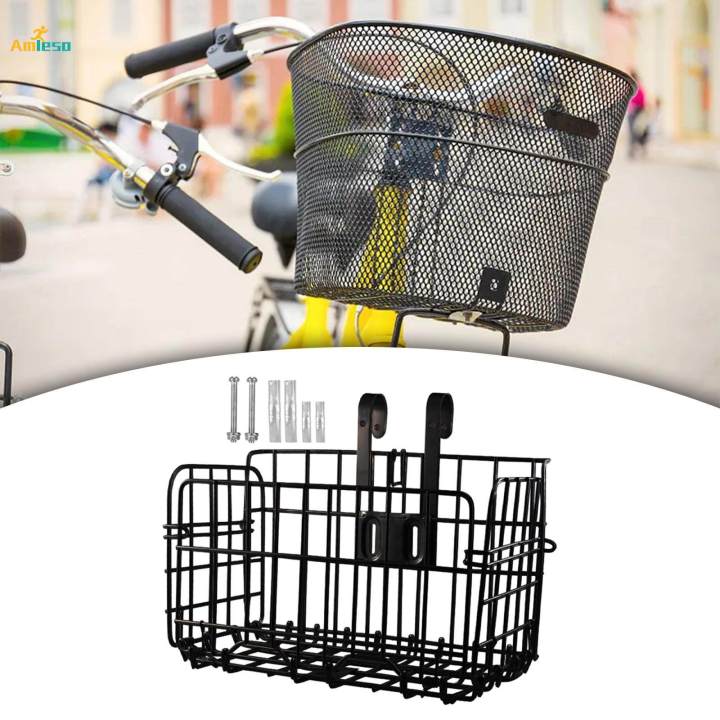 Folding%20Bike%20Front%20Basket%20Bike%20Wire%20Basket%20with%20Handles,%20Easy%20Installation%20on%20Front%20Handlebar%20for%20Bike%20Accessories%20Frame%20Basket%20Bag%20Cargo%20Rack%20-%20Image%207