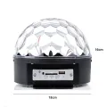 FORIDE Disco Ball Light LED Bluetooth Speaker Voice Control with Remote Control 9 Colors Suitable for Prom Lights US Plug. 