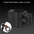 (New)Bicycle Portable Anti-theft Lock Steel Cable Lock with Lock Frame, Style:A Style 100cm Black.