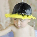 Spot low price wholesale EVA baby shampoo cap/children shower cap/infant hair cutting cap.