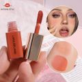 Mini Blush Liquid Velvet Matte Smooth Longlasting Natural Waterproof Pink Rouge Lip Cheek Dual-use Waterproof Blusher. 