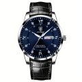 Waterproof Luminous Calendar PU Leather Men Watch, Trendy Quartz Watches For Men. 