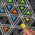 Creativity Chain Triangle Chess Game Chain Triangle Game Interactive Peg Game Puzzle Triangle Chess Triggle Board Game Exercise Thinking Toys Desktop Puzzle Game. 