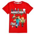 Minecraft Boys and Girls Short Sleeve T T-shirt 844 Cartoon Animation Children's Clothing.