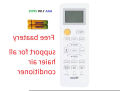 Haier Air Conditioner Remote Control - White with free battery. 