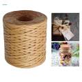 3x Raffia Paper Ribbon Roll Natural Twine Cord String for Valentine' Day Gift Wrapping Florist Bouquets Projects Crafting Weaving. 