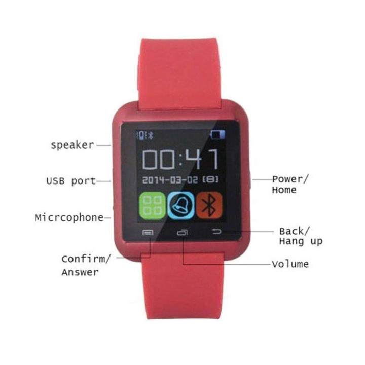 U8%20Bluetooth%20Smart%20Watch%20For%20Android%20Smartphones%20Sport%20Wristwatch%20Outdoors%20-%20Image%202