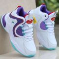 Spring and Summer New Breathable Basketball Shoes Korean Style Good-looking Handsome Sneakers Leather Waterproof Shoes Height Increasing Insole Men's Shoes. 