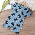 2021 Newborn Baby Onesie Summer Short Sleeve Infantil Bodysuits Baby Boys And Girls Clothes Cotton Cartoon Jumpsuit. 